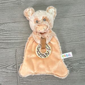 Aurora World Ebba Peppy Pig Teether 10" Plush Cuddler Security Blanket Lovey